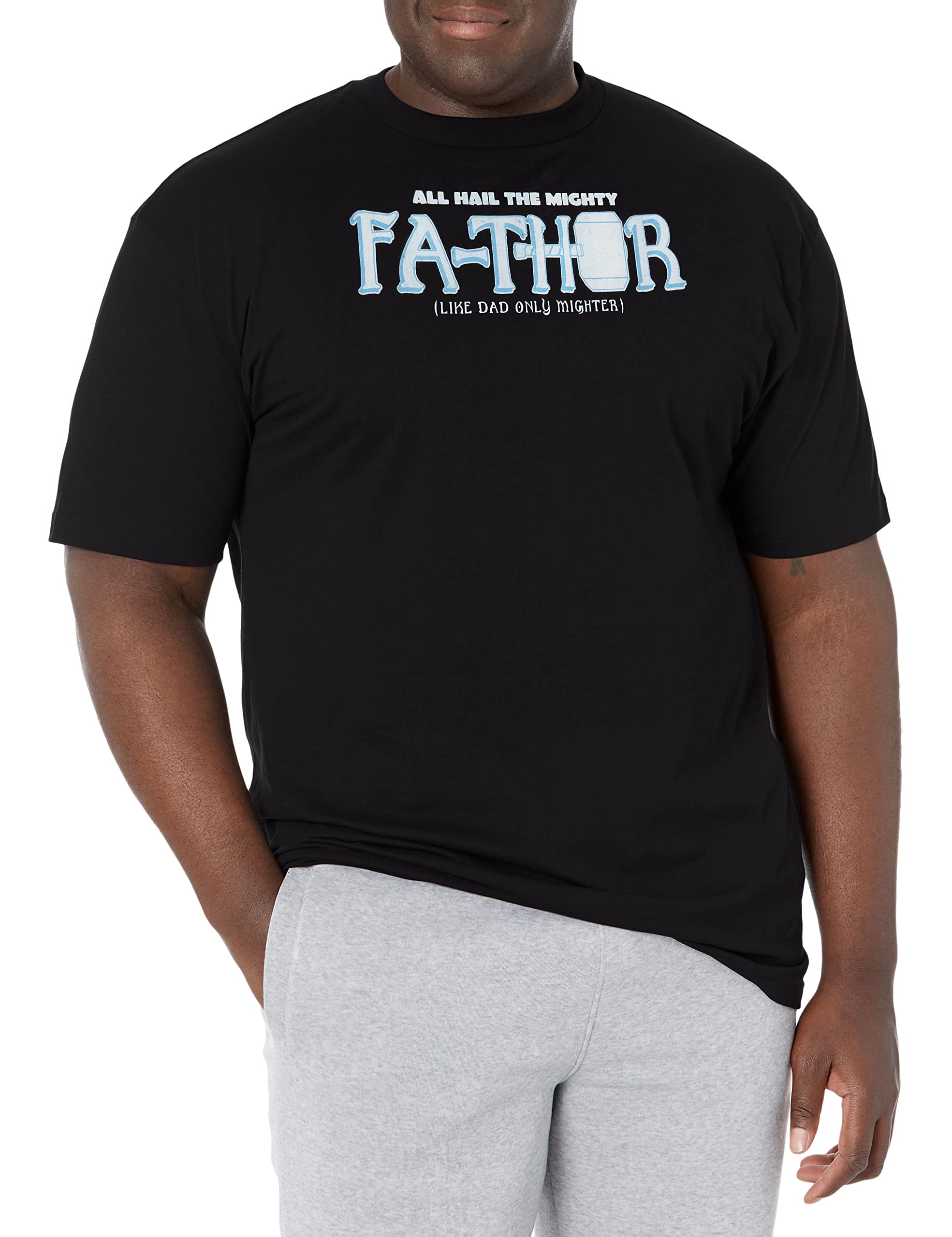 T-shirt Marvel Mighty Thor noir idéal pour vos sorties cinéma et loisirs