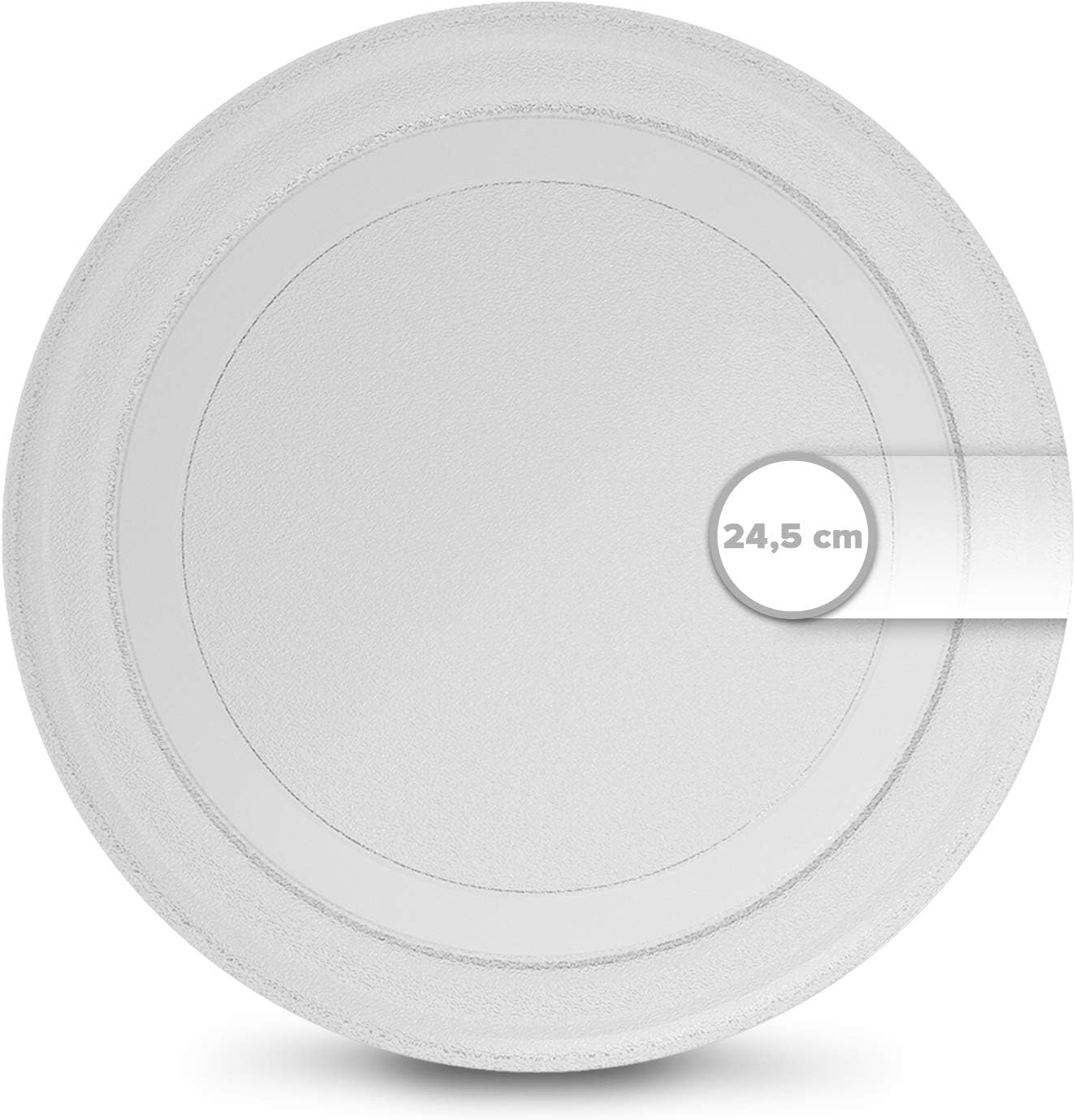 VIOKS Microwave Plate Round Glass Plate Turntable Replacement Plate 245
