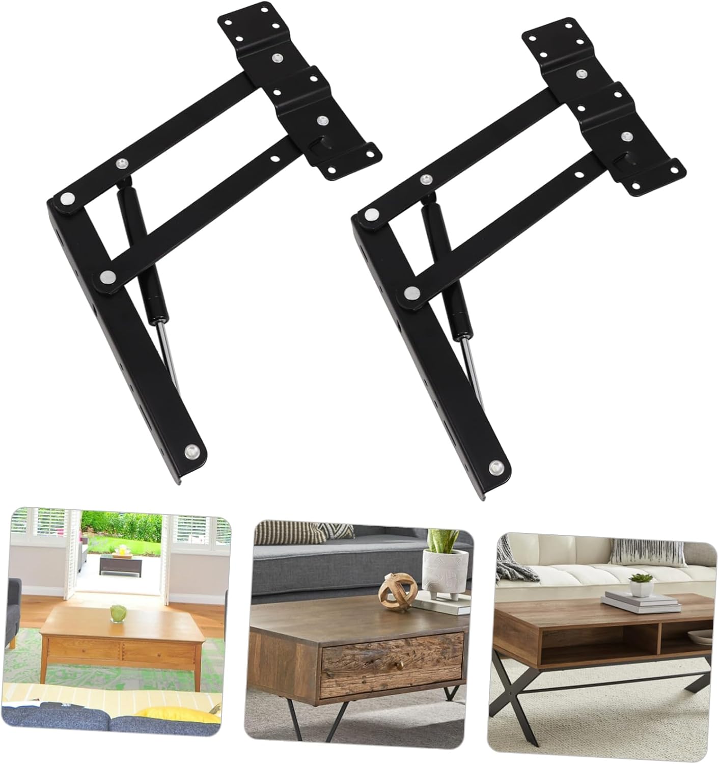 Heavy Duty Collapsible Shelf Bracket Stainless Steel Adjustable Support for Floating Shelves Table Lifting Mechanism Multi-Purpose Space Saving Design