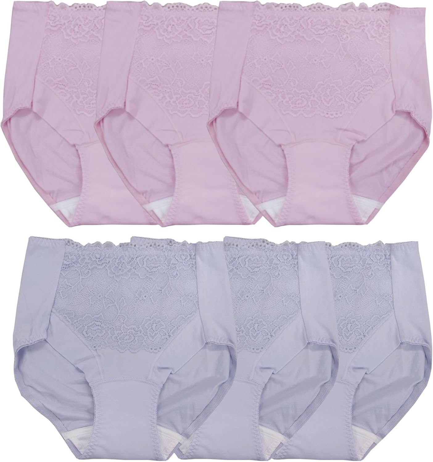 [Applause] 3枚セット レディース お洒落な軽失禁ショーツレース付きショーツ 尿漏20cc, ピンク ラベンダー 婦人