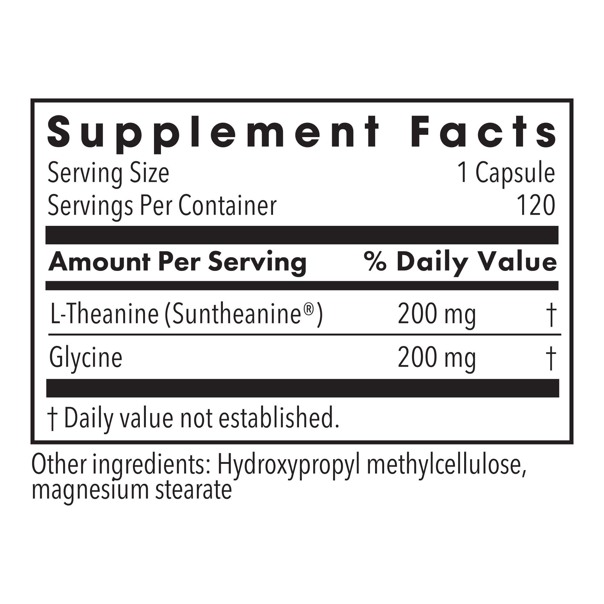 Metabolic Maintenance L-Theanine Suntheanine 200 mg, 120 Capsules — Amazon image 2