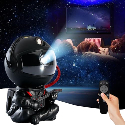 Proyector de galaxia astronauta, proyector de galaxia espacial, proyector de astronauta con control remoto, decoración de habitación de niños y