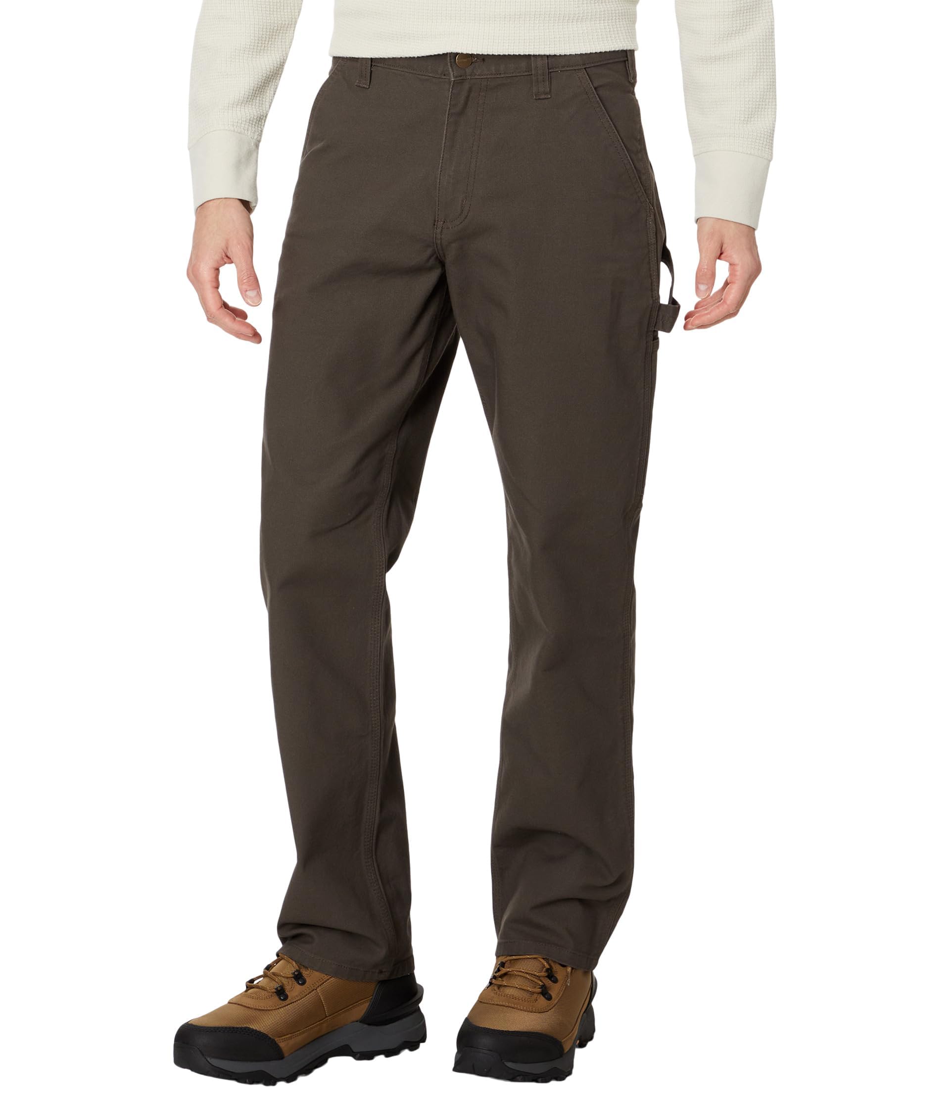 Carharttmens Rugged Flex Relaxed Fit Duck Dungaree Pant Dark