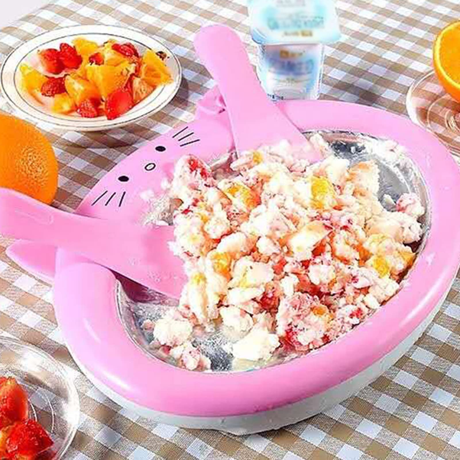 electric ice cream roller plate