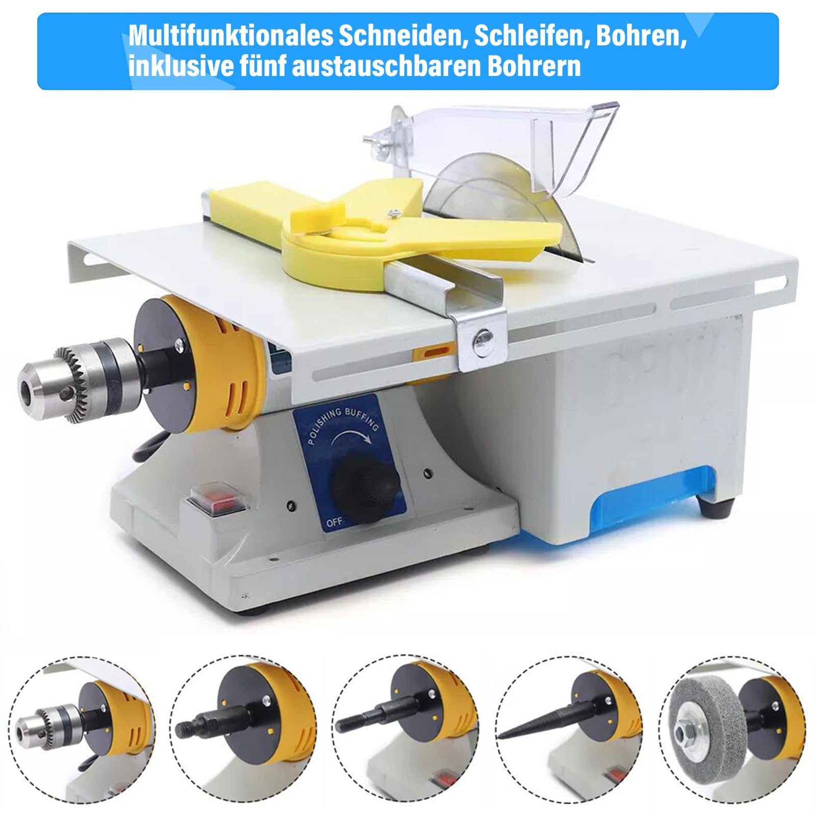 Szlifierka do polerowania kamieni szlachetnych, 800 obr./min, polerka stołowa, do obróbki drewna, 750 W, elektryczna szlifierka do biżuterii, biżuteria Rock Gem Polishing Tool
