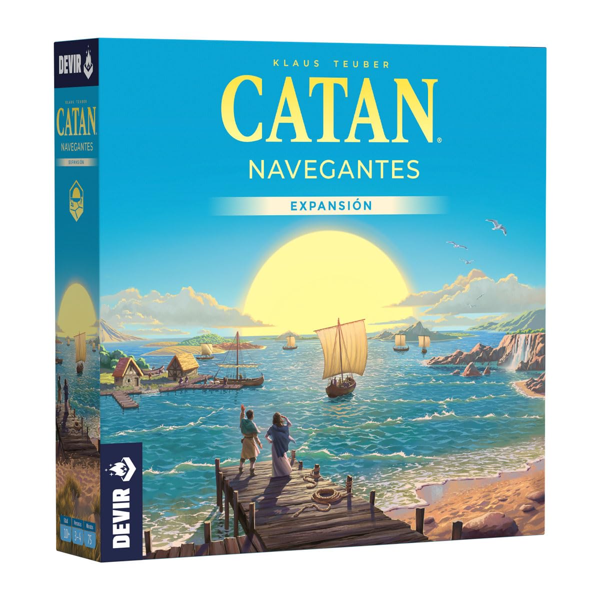 Devir - Catan: expansión Navegantes, Juego de Mesa Familiar, con Amigos, 10 años (BGNAVEGANTES)
