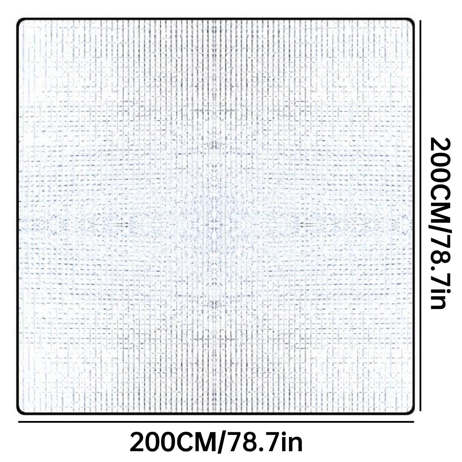 200 * 200cm Tappetino isolante in alluminio, Materassino Isolante Pieghevole, Tappetino da Campeggio Lsolante Termico, per Campeggio, Spiaggia, Escursionismo