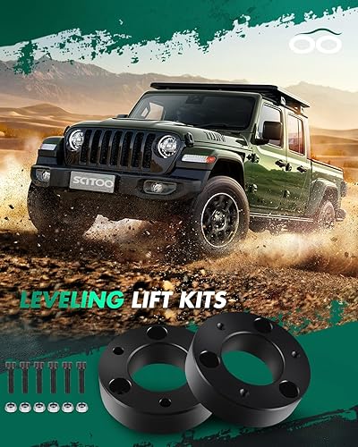 Miniatura 7 de SCITOO Kit de nivelación de elevación 2.5-2.5 pulgadas Kit de elevación de nivelación delantera compatible con Nissan Titan Armada 2WD4WD 2004-2018