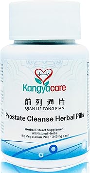 Prostate Cleanse Herbal Pill -Qian Lie Tong Pian - Reduce Prostate Discomfort - Help Frequent Urination -Improve Mens Urinary Tract Health - 180 Ct 1