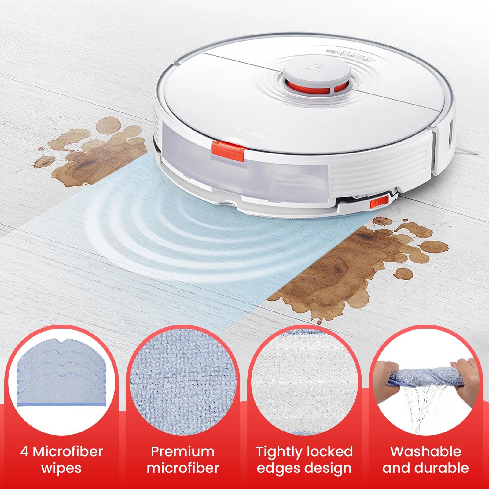 Set Di 17 Accessori Di Ricambio Compatibile Con Roborock S7/S7 /S7 Pro