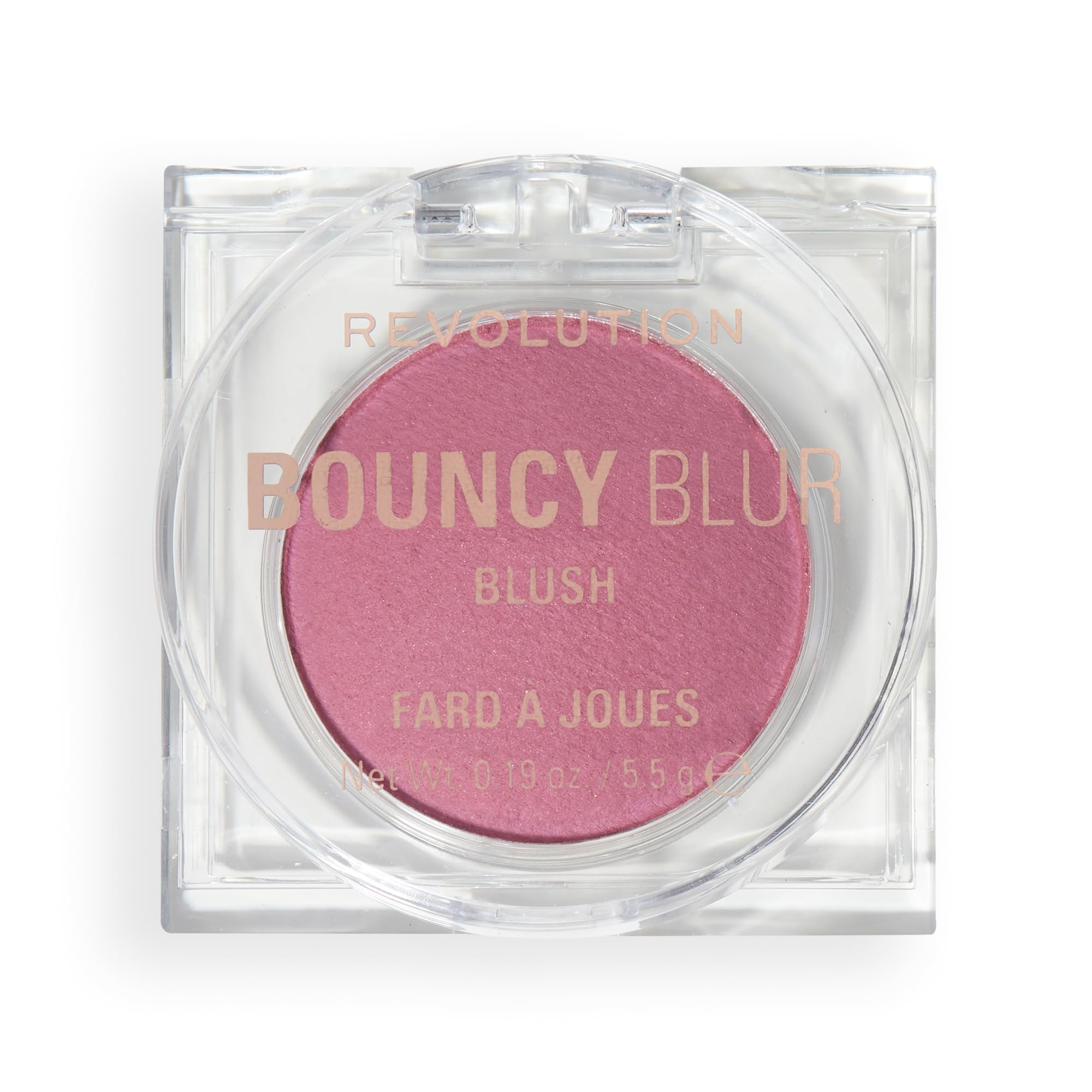 Revolution Bouncy Blur Blush, Cheek & Lip Makeup, Buildable & Blurring Formula, Blurry Rose, Vegan & Cruelty-Free