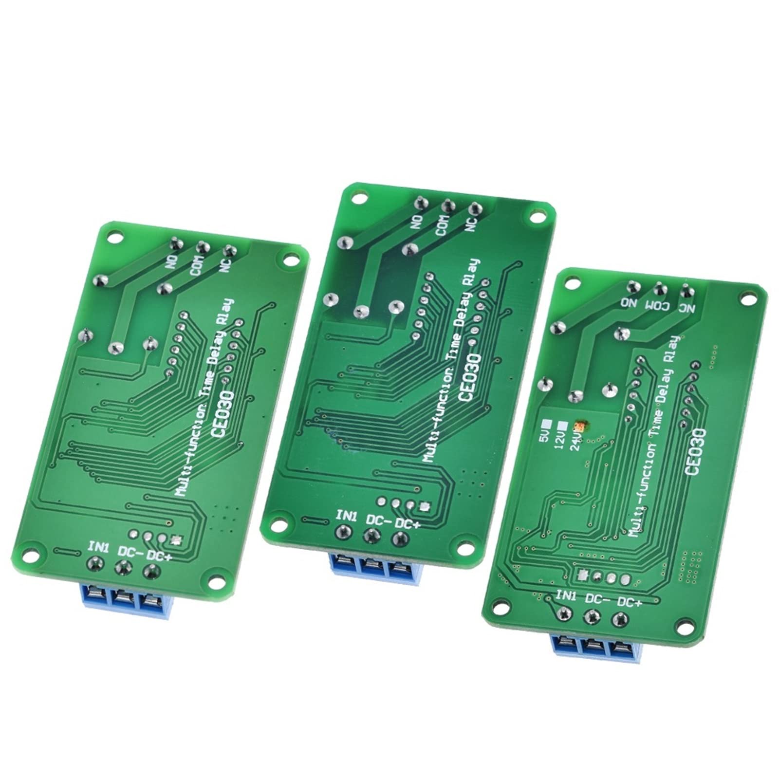 Parti e ricambi TZT CE030 DC 5V 12V 24V Multifunzione Relè Ritardo Interruttore Orario Accensione/Spegnimento Modulo PLC (Size : CE030 24V)