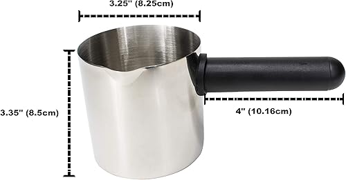 Miniatura 3 de Mian Jarra universal de repuesto para café expreso de acero inoxidable de 4 tazas