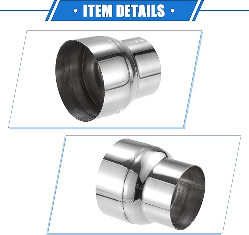 Miniatura 5 de Adaptador de tubo de escape, reductor de conector de 3 pulgadas de diámetro interior - 4 pulgadas de diámetro exterior universal para camioneta de
