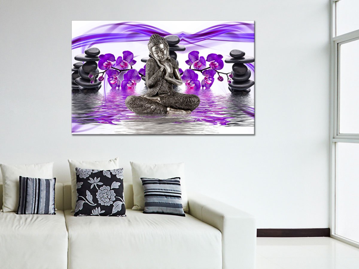 DECLINA, Quadro plexi, Quadro da parete, Stampa su vetro acrilico, Quadro decorativo, plessi, decorazione astratta sfera, 120 x 80 cm