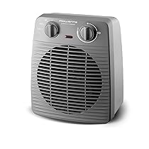 Rowenta Compact Power, Termoventilatore Compatto per Piccoli Spazi, Ventilazione Calda e Fredda, Modalità Turbo e Eco, 2 Livelli di potenza, Sicuro e Potente, 2000 W, Grigio, SO2212