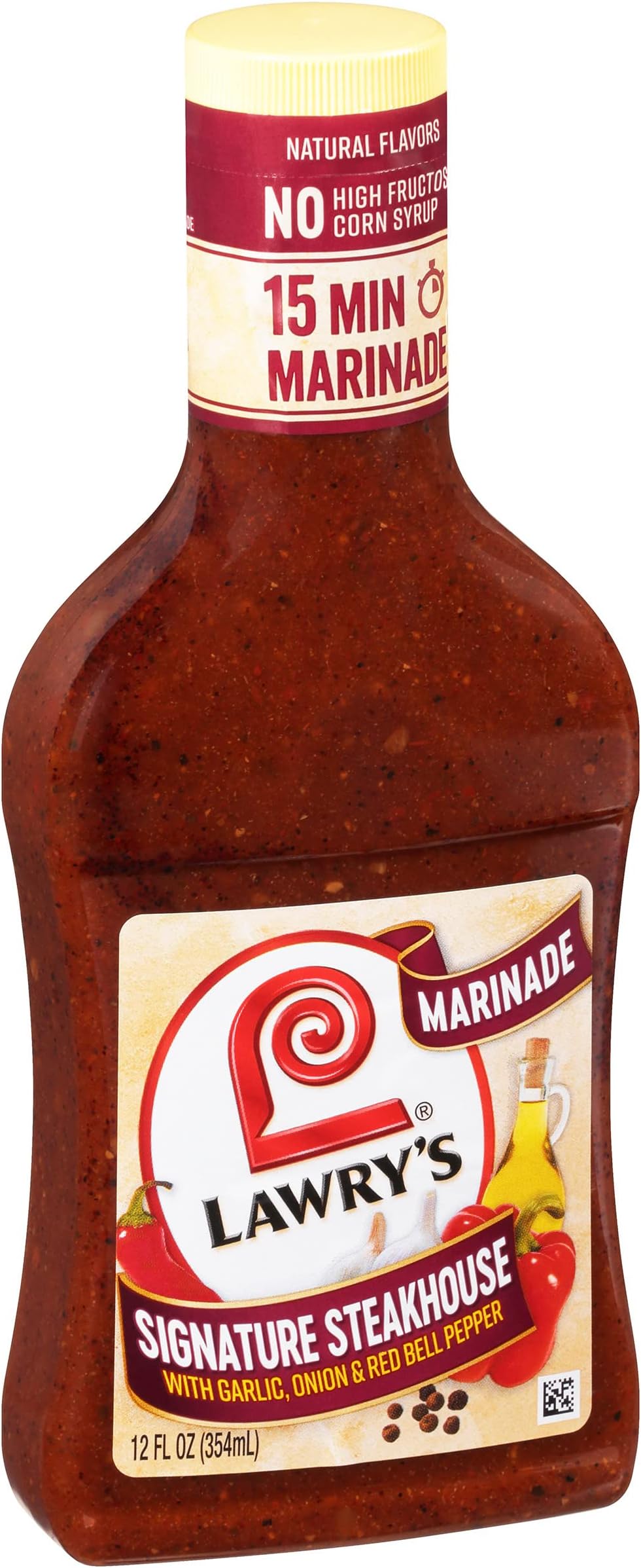 Signature Steakhouse with Garlic, Onion & Red Bell Pepper Marinade, 12 fl oz