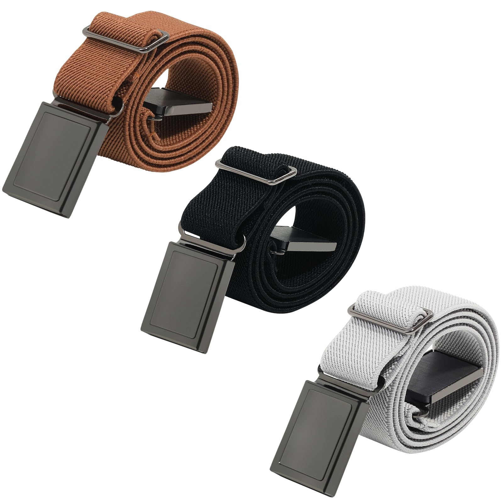 2 Ceintures En Cuir PU Réglables Pour Enfants - Cœur Métal - Pour Filles Et Garçons - Résistante Et Confortable