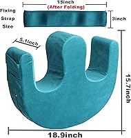 Vista 2 de Sexysamba Bedridden Patient Turning Device with Fixing Strap Elderly Assistance Products Bed Rest Leg Pillow Patient Lift Aid Flannel
