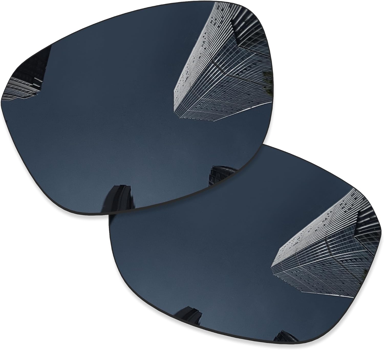 4 Pairs Ploarized Replacement Lenses for Oakley Split Shot OO9416 Sunglasses - Black + Silver Titanium + Ice Blue + Fire Red