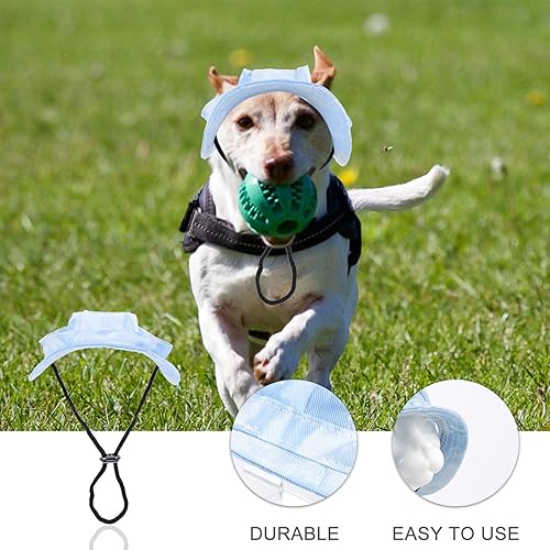 Miniatura 5 de Gorra de béisbol ajustable para perro, con agujeros para las orejas, gorra de béisbol para exteriores, para cachorro, perro, sombrilla, cómodo