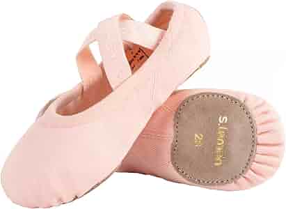 woomii バレエシューズ ピンク Amazon.co.jp: [s.lemon] ピンク弾性キャンバスダンスシューズ