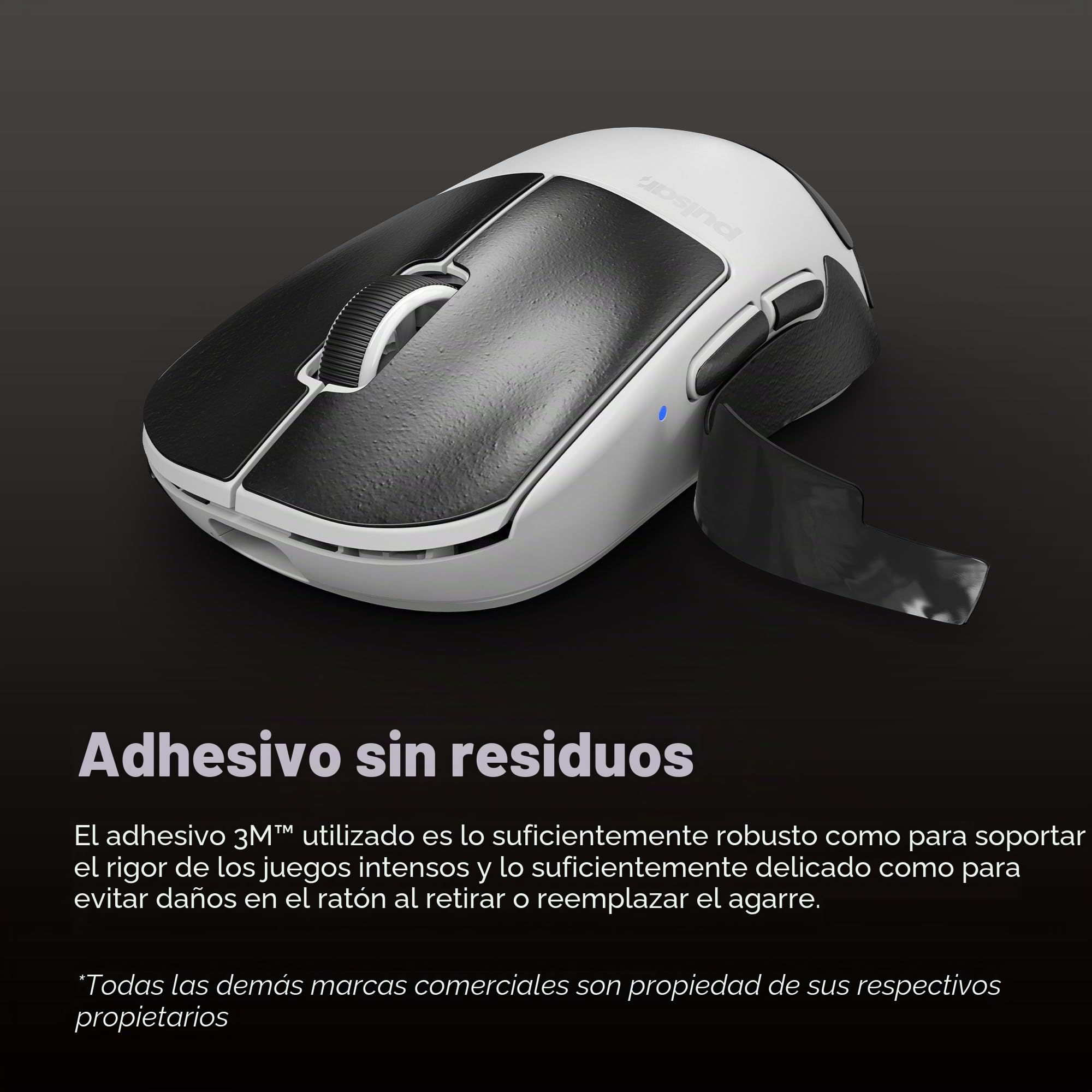 Pulsar Gaming Gears Supergrip para X2H, Mini | Absorbe el sudor, grip antideslizante de alto rendimiento, adhesivo 3M, sin residuos, ultrafino
