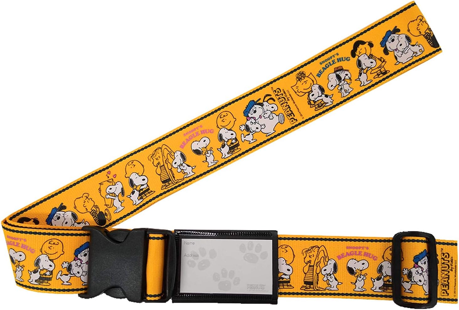 Made in Japan Cute Suitcase Belt, Snoopy, Hug Yellow Amazon