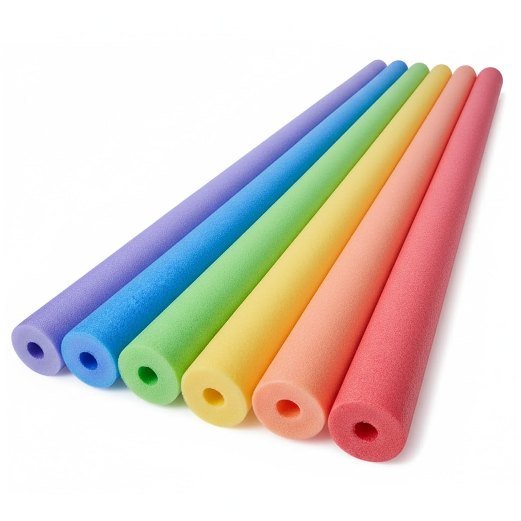 Confezione da 6 tagliatelle Colorate in Schiuma da 47, 2 Pollici per Piscina e Giochi d'Acqua, galleggianti in Schiuma EPE Brillante per Bambini, Adulti, Divertimento Famiglia, Giochi d'Acqua