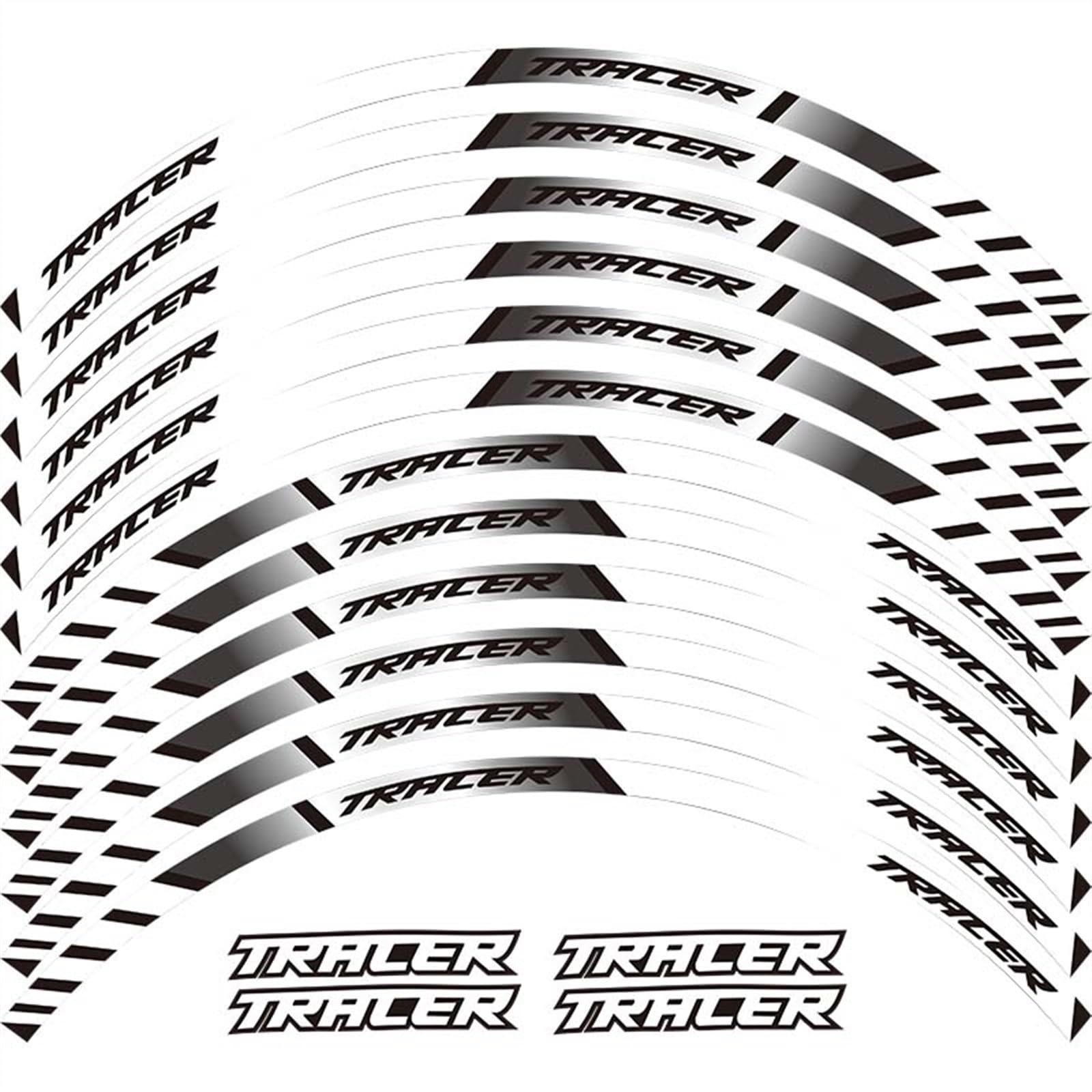 Motorcycles Reflective Sticker Wheel Stickers for Yamaha Tracer 700 900 850 MT07 MT09 MT-07 MT-09(Color11)