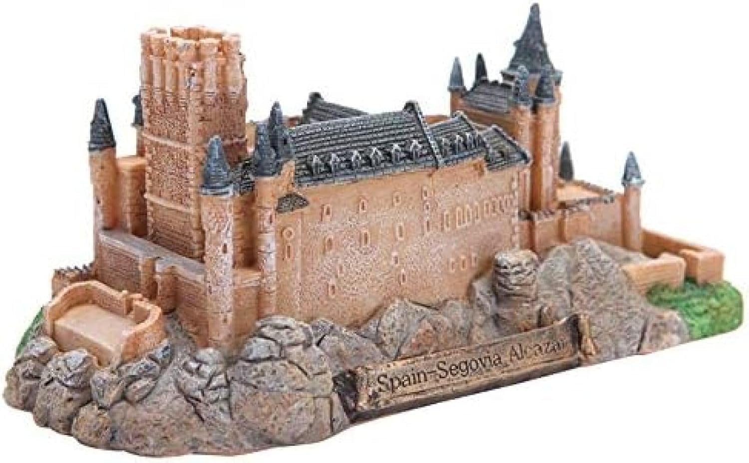 Nowoczesna Rzeźba Dekoracyjna, Charakterystyczny Model Architektoniczny, Zamek W Segowii, Figurki Dekoracyjne Z żywicy