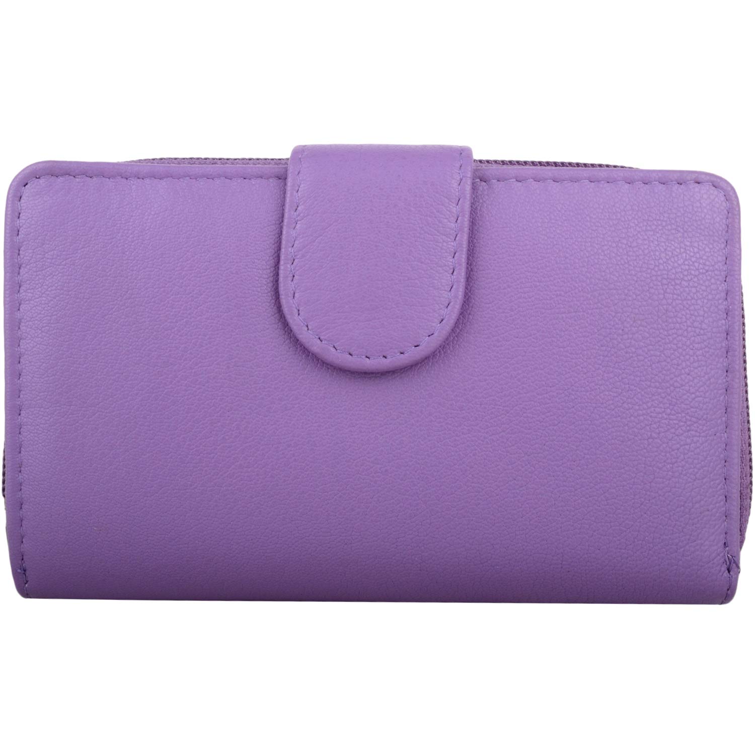 Portafoglio Piccolo Donna con Blocco RFID e Tasca Zip | Vera Pelle