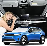 Vista 114 de Parasol de 4 capas para parabrisas, ajuste personalizado, tela 240T, parasol retráctil que bloquea los rayos ultravioletas, accesorios para automóvil