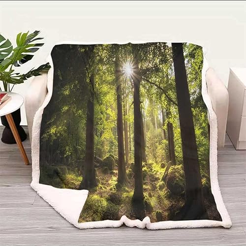 Miniatura 6 de Cobijas Calientes para Invierno - Cobijas Calientes para Invierno, manta lanuda de microfibra para camping, viajes, picnic, tamaño de bebé, 39 x 47