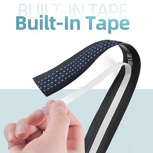 Miniatura 5 de ROCKBROS Cinta de manillar de bicicleta para bicicleta de carretera Cinta de agarre para manillar de bicicleta, cinta de agarre para manillar de