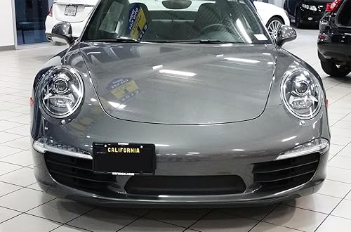 Miniatura 4 de iJDMTOY soporte delantero para placa de vehículo sin agujeros., Negro