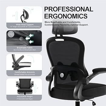 テーブル・チェア・ハンモック KachaKacha Mid Chair \"Black Edition\" Amazon.com: TUKAKA Ergonomic Office Chair,Ultra Thick Office