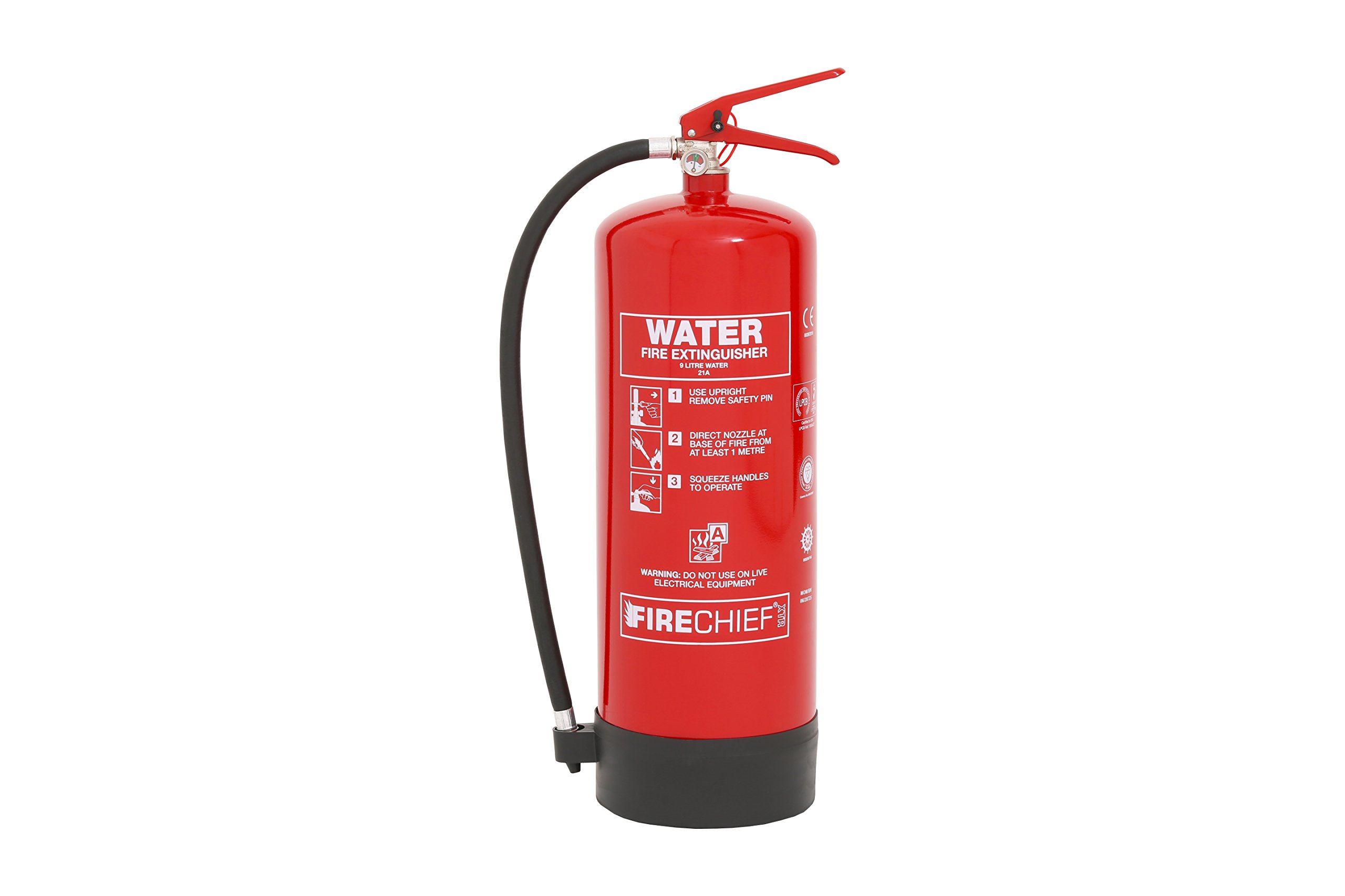 Firechief Water Fire Extinguisher 9L Of 1
