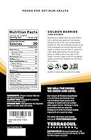 Vista 2 de Terrasoul Superfoods Bayas doradas orgánicas, 16 onzas