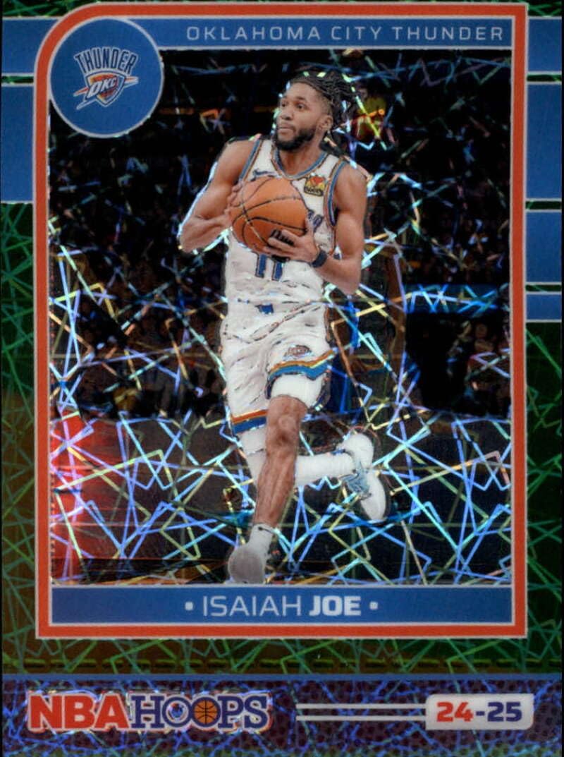 Amazon.com: 2024-25 NBA Hoops Premium Prizms Green Lazer #19