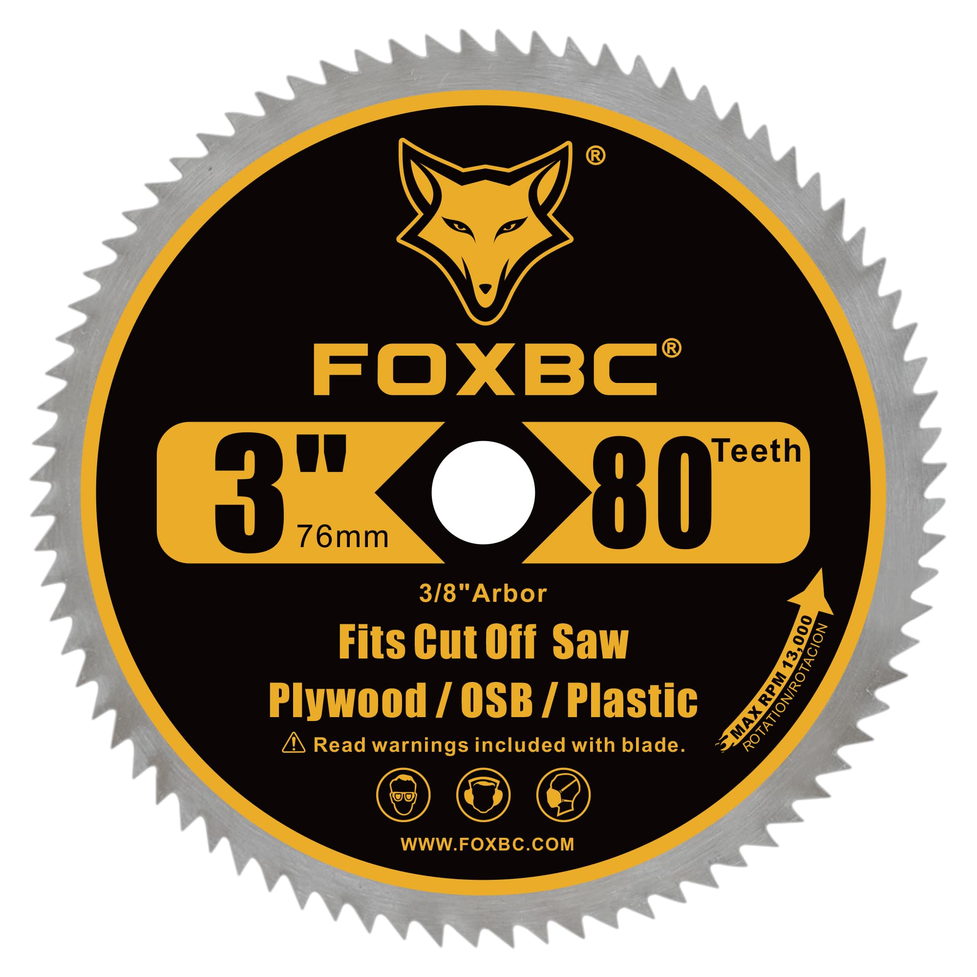 FOXBC 3" Circular Saw Blades - 5 Pack -2