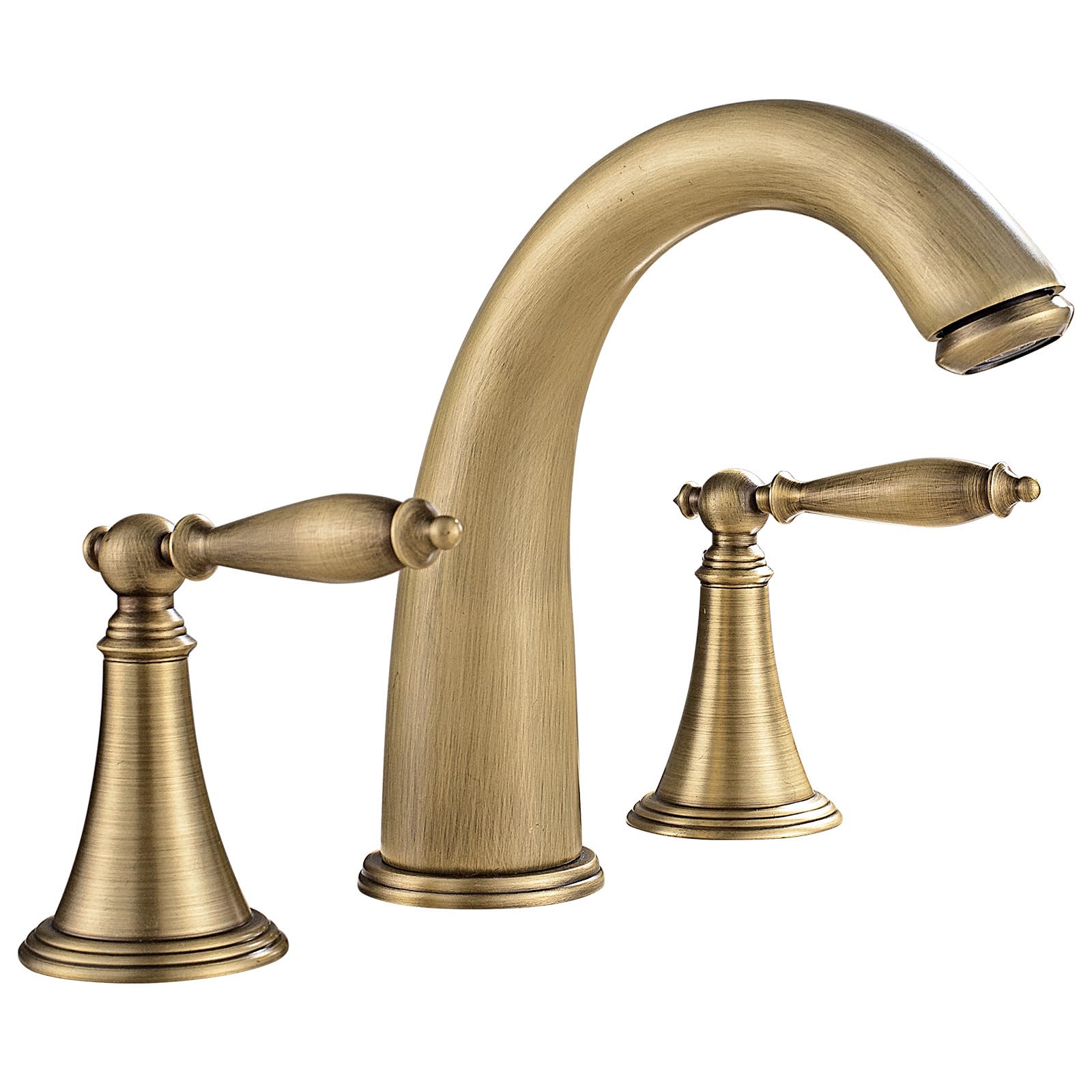 Robinet de lavabo rétro eau chaude et froide en cuivre galvanisé - 8