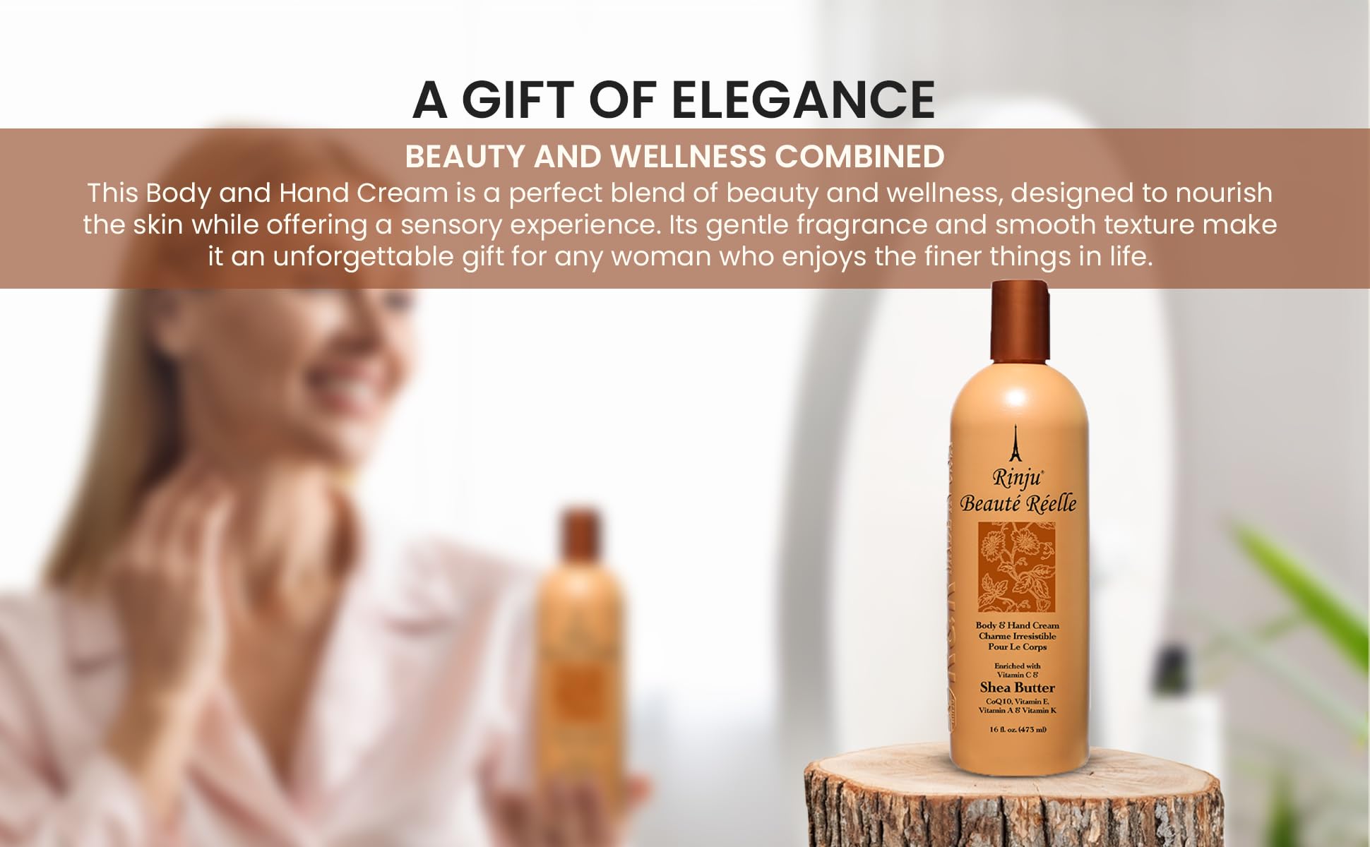 Amazon.com : Rinju Beaute Relle Body and Hand Cream 16 oz. (Case