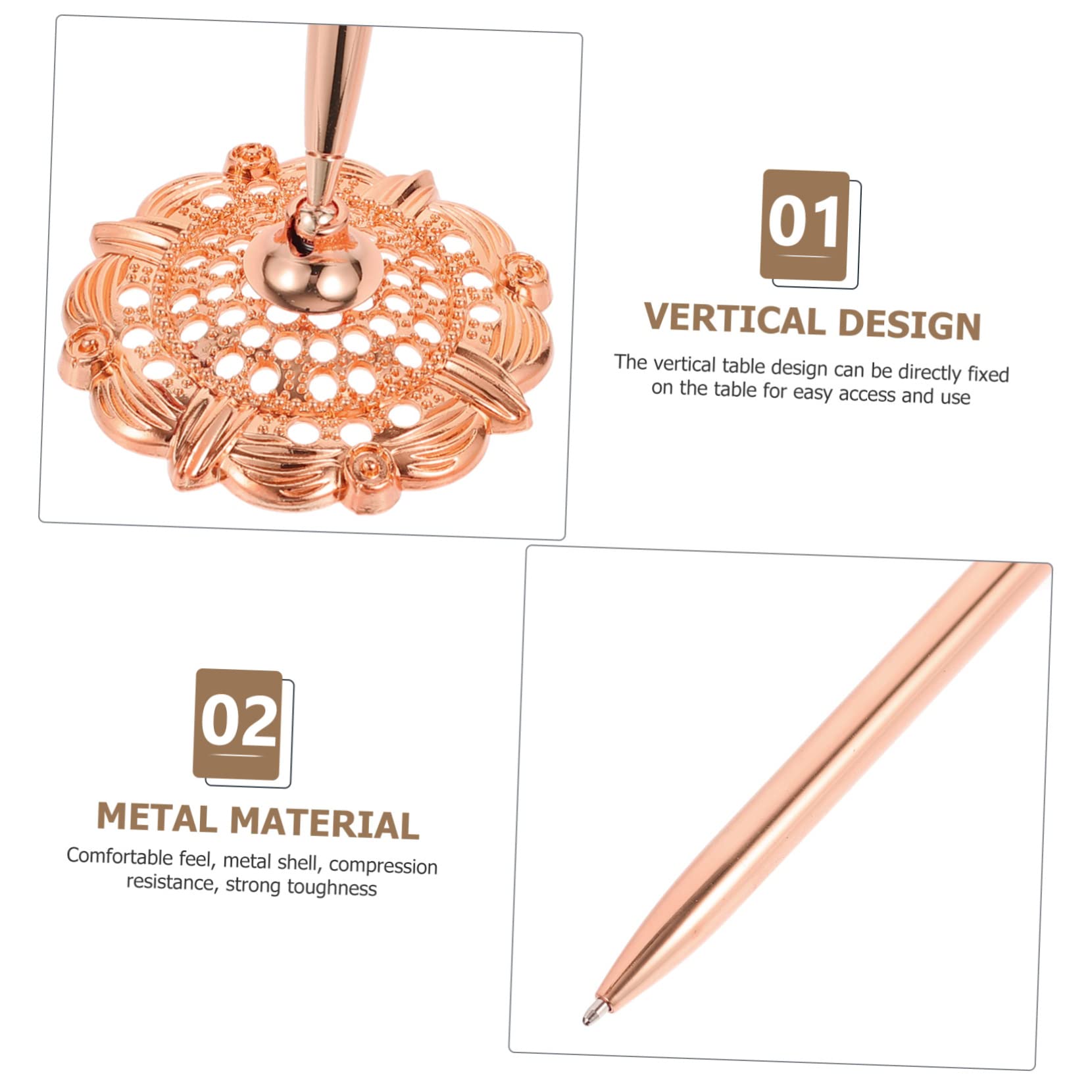 Tofficu 24 Kugelschreiber Set – Metall, Ergonomisch, Nordisches Design