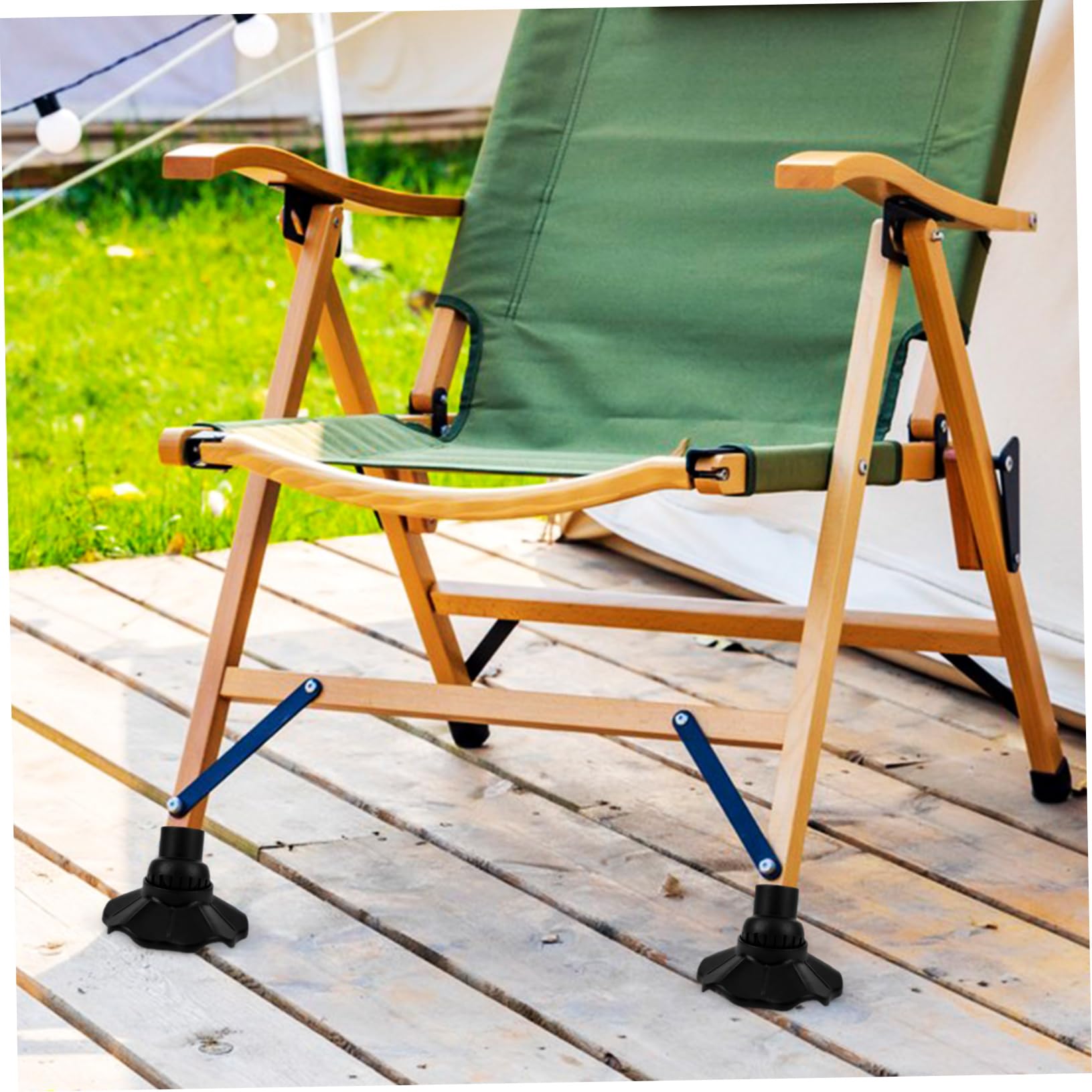 Uonlytech 20stücke Faltbare Stuhlbeine Bodenschoner Möbelbeine Für Outdoor Camping Stühle Strapazierfähig Und Kratzfest