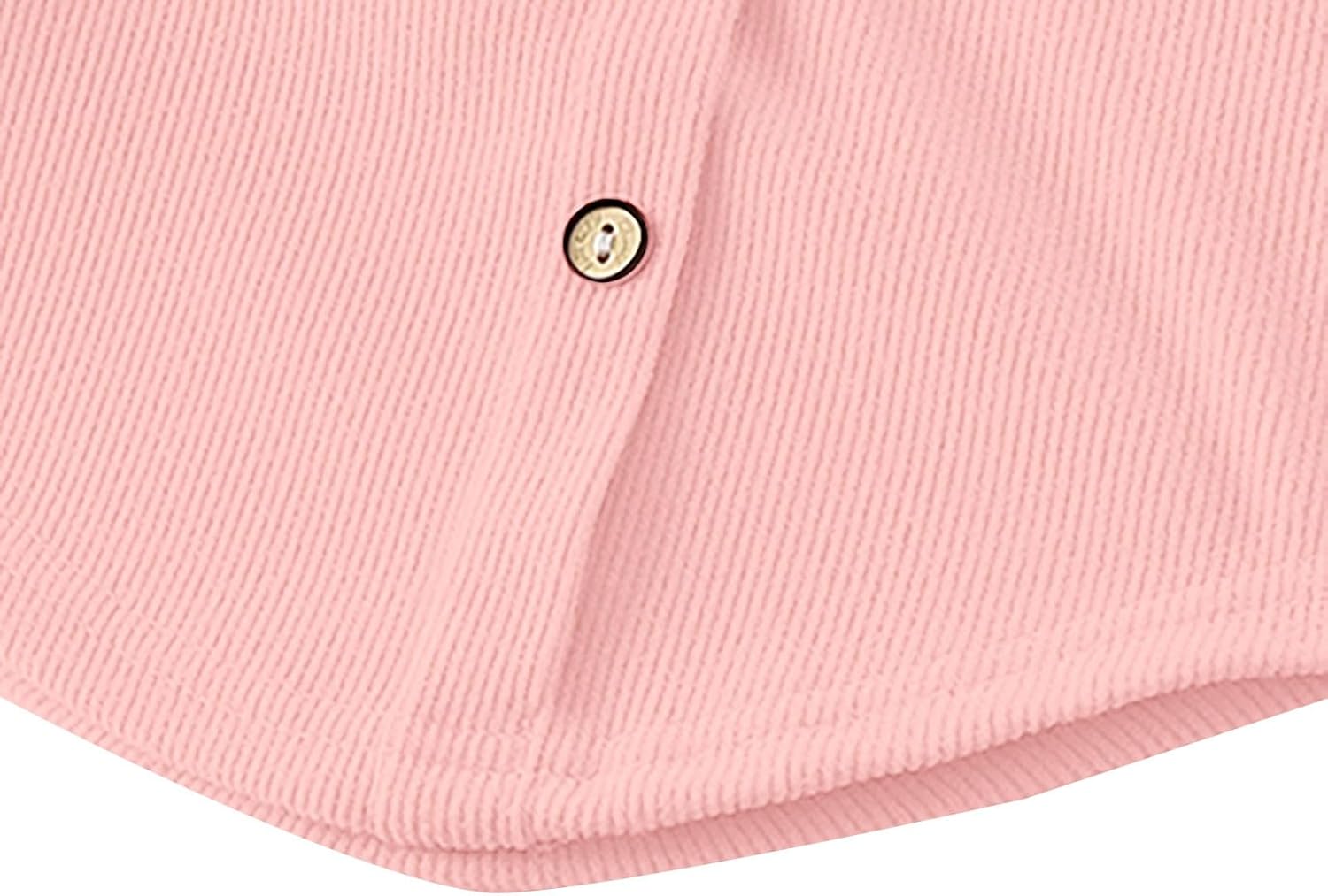 Kids Girls Knit Cardigan Button Down Long Sleeve Open Front Sweater Toddler Long Sleeve Soft Plain Coats Clothes