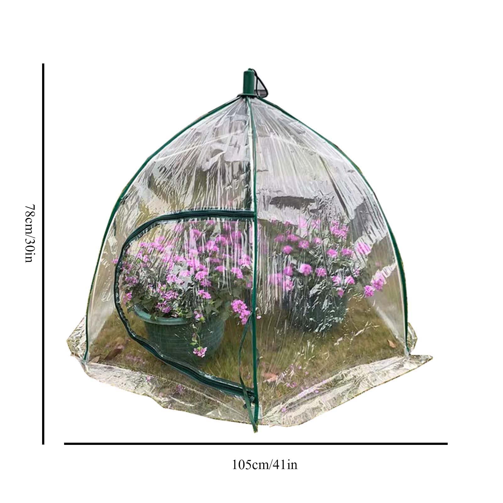 YSUEFIJO Mini Serra da Giardino, Serra da Balcone per Piante, Serra per Piante Orto, in PVC Impermeabile e Anti UV, Tenda da Serra per Semi, Erbe o Floricoltura da Interno e Esterno