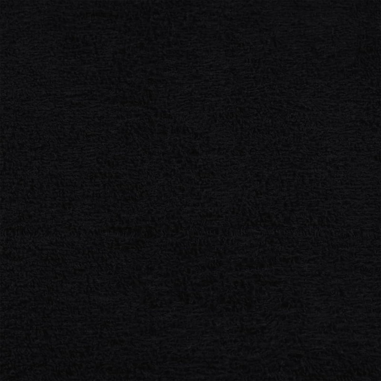 Tidyard Asciugamani Ospiti, Set da 10 Pezzi Neri 30x50 cm, 100% Cotone 360 g/m², Morbidi e assorbenti, con Anello per Appendere, per Bagno e casa