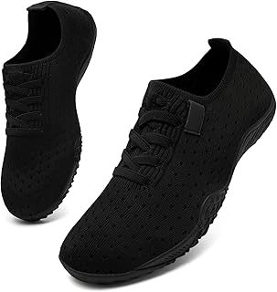 Barfussschuhe Damen Weich Turnschuhe Hallenschuhe Atmungsaktiv Laufschuhe Trainlaufschuhe Bequem Sportschuhe Barfußschuhe Fitnessstudio rutschfest