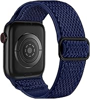 Vista 25 de Lerobo Correa de nailon elástica de bucle único para reloj, compatible con Apple Watch Series 11-1, SE/Ultra 3 2 1 38/40/41/42/44/45mm/46mm/49mm
